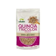 Farinhas e Grãos: Vitalin Quinoa Tricolor Grãos Sem Glúten 200g -