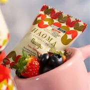 Chocolates|Doces: Haoma Nuage Frutas Vermelhas 20g - Marshmallow de Frutas Vermelhas coberto com Chocolate 56% Cacau. | Linha Stevia | Zero Adição de Açúcar.