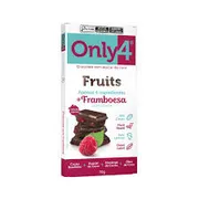 Chocolates|Doces: Chocolate Only4 Framboesa 70g - 70% Cacau| Plant Based| Zero Lactose| Clean Label | Açúcar de Coco
