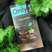 Chocolates|Doces: Chocolate Only1 100% Cacau 70g - 100% Cacau| Vegano| Zero Lactose| Clean Label | Cacau Brasileiro