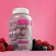 Suplementos: Guday Creatina em Gummies - Sabor: Frutas Vermelhas| 60 unidades