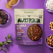 Cereais: Granola Australia Low Carb Chocolate Belga 300g -