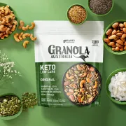 Cereais: Granola Austraila Low Carb Original 300g -