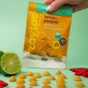 Snacks Saudáveis: Zaytas Protein Lemon Pepper 35g - 2,5 Colágeno Verisol| 12g de Proteína| Não contém glúten