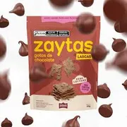 Snacks Saudáveis: Zaytas Lascas Gotas de Chocolate 80g - Zero Lacteos| Não Contén Glutem