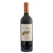 Chile: Don Cayetano Malbec 750ml - Região: Valle Central, Chile. |Uvas: Malbec |Envelhecimento: Sem envelhecimento |Consumo: 16°C - 18°C | Harmonização: Carnes vermelhas, massas.