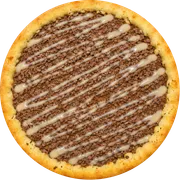 Doces: Chocolate Preto - Pizza Grande (Ingredientes: Creme de Leite, Chocolate preto, Leite condensado)