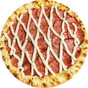 Tradicionais: Catubresa - Pizza Grande (Ingredientes: Molho de Tomate, Mussarela, Calabresa, Catupiry, Orégano)