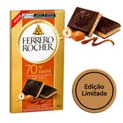 Chocolates: Barra de Chocolate Ferrero Rocher Caramelo Salgado 90g -