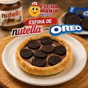 Esfihas Doces: Nutella com Óreo - Esfiha Doces (Ingredientes: Nutella Original)