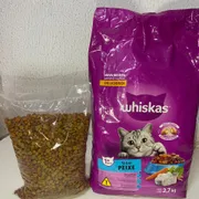 Gatos: Whiskas Peixe Adulto - 1kg - Ração p/ Gatos