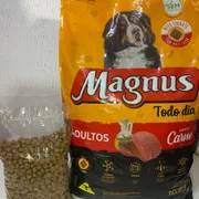 Cães: Magnus Todo Dia Carne Adulto - 1kg - Ração p/ Cães
