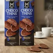 Biscoitos|Doces: Choco Thins Ao Leite 125g -