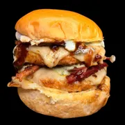 Hamburguer: Gladiador duplo de frango - Hamburguer (Ingredientes: )