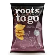Snacks Saudáveis: Roots ToGo Original Chips de Batat-Doce Roxa 45g -