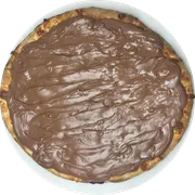 Doces Tradicionais: Chocolate preto - Pizza Pequena (Ingredientes:  Mussarela, Chocolate Preto)