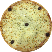 Tradicionais: Milho - Pizza Grande 35cm (Ingredientes: Azeitona Preta, Milho, Molho de tomate caseiro, Mussarela, Orégano)