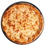 Tradicionais: Mussarela - Pizza Grande (Ingredientes: Azeite, Massa, Molho, Mussarela, Orégano, Tomate fatiado, Azeitona Verde)