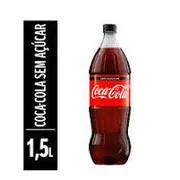 Refrigerante: COCA COLA ZERO 1,5L)