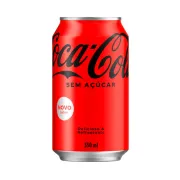 Refrigerante: COCA COLA ZERO LATA)