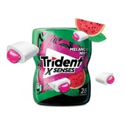 Bala, pirulitos, Chicletes: Tridenta Melancia com Menta 54g)