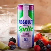 Drink Pronto: Absolut Sprite Frutas Vermelhas)