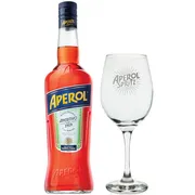 Licor: Kit Aperol + Taça de Vidro)