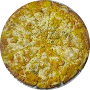 Tradicional: Frango na Mostarda - Pizza Pequena (Ingredientes: Molho de Tomate,  Mussarela,  Frango, Mostarda,  Orégano)