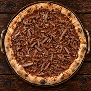 Doces: 52 - Nero - Pizza Grande (8 Fatias 35cm) (Ingredientes: Cobertura de Chocolate ao leite, Raspas de chocolate ao leite)