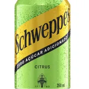 Refrigerante: Schweppes Citrus Zero Açúcar 350ml Lata - Schweppes Citrus Zero Açúcar Adicionado 350ml Lata