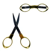 ACESSÓRIOS P/ FUMO: TESOURA DOBRAVEL METAL GURU SPIRIT DOURADA - ATACADO ACIMA DE 3 UNIDADES FICA R$ 11,50 CADA