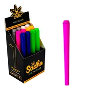 ACESSÓRIOS P/ FUMO: TUBECK SADHU PLÁSTICO MULTICOLOR LONGO 155MM - ATACADO ACIMA DE 12 UNIDADES FICA R$ 5,80 CADA