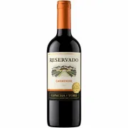 Reservado: Reservado - Carmenere - vinho tinto chileno, com cor rubi intensa, aroma de frutas negras (ameixa) 750ml