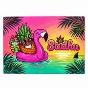 Piteira: Piteira Sadhu - Ultra Large Vergê (Com Adesivo) - 68x51mm