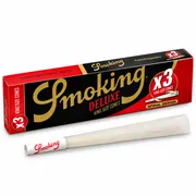 Sedas Pre Boladas (Cones): Seda Pre Bolada Smoking Deluxe - Branca - 3 und