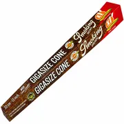 Sedas Pre Boladas (Cones): Seda Smoking Brown Pre Bolado Cone (Gigante) - 33cm - 13 inch (capacidade +/- 17g