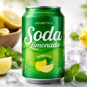 Refrigerantes: Soda Limonada Lata 350ml)