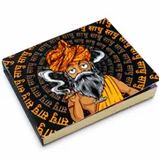 Piteira: Piteira Sadhu - (Mega Large) (Marrom) (Com Adesivo) - piteira x-large com adesivo