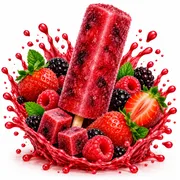 Gelos Sabores: Gelo Ice Drink - Frutas Vermelhas - Gelo Sabor Frutas Vermelhas 200ml