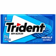 Chicletes: Trident - Hortela - 8g
