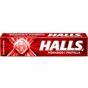 Balas: Halls - Morango - 28g