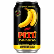 Pitu: Pitu - Banana (unidade lata) - 350ML