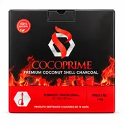 Caixa de Carvão: Carvão Coco Prime 250g - 250G