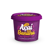 Açaí Cremoso: Creme de Açaí com Banana 180g - Creme de açaí com banana. 180g.