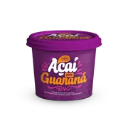 Açaí Cremoso: Creme de Açaí com Guaraná 180g - Açaí cremoso com guaraná, 180g. Marca: Angá.