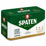 Caixa de Cervejas: Caixa Spaten 269ml - 8 und