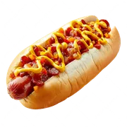 HOT DOG: Dog Simples - Pão tradicional Hot Dog (Ingredientes: PÃO, Molho de Tomate, Vina, Milho, Alface, Parmesão, Batata Palha)