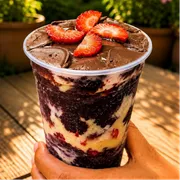 Promoção dos Combos 700ml: Chocowaffer 700ml - Açai , Leite Condensado , Morango , Avela e Chocowaffer