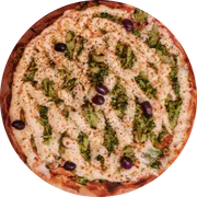 Salgadas: Brócolis com Catupiry - Pizza Grande - Salgada (Ingredientes: Catupiry, Brócolis Refogado)
