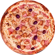 Salgadas: Portuguesa com Catupiry - Pizza Grande - Salgada (Ingredientes: Cebola, Catupiry, Ervilha, Ovos, Presunto Picado)
